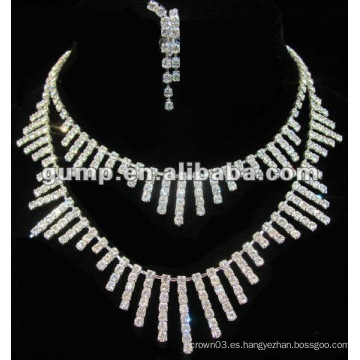 Rhinestones boda joyería nupcial conjunto (GWJ12-102)